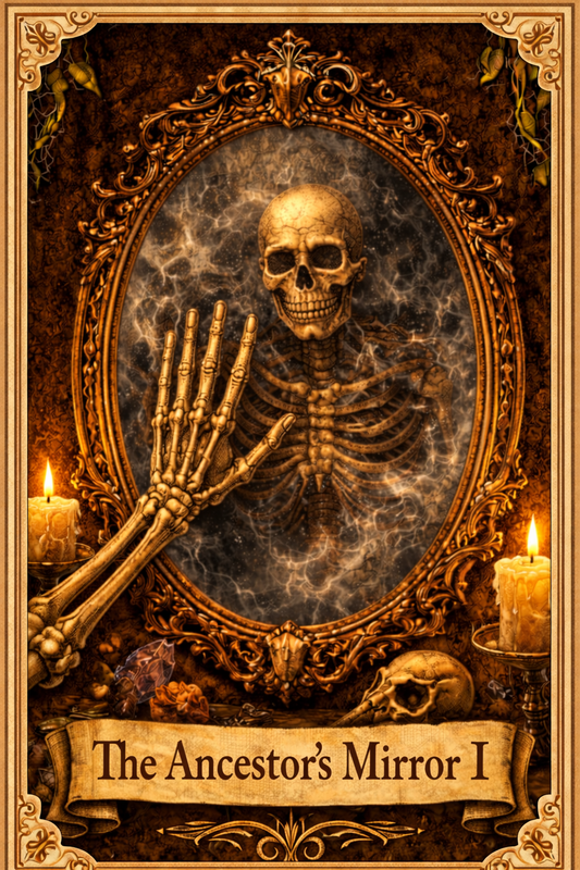The Ancestor’s Mirror I (Oracle Deck) exclusive on CoffeeConjure.cafe